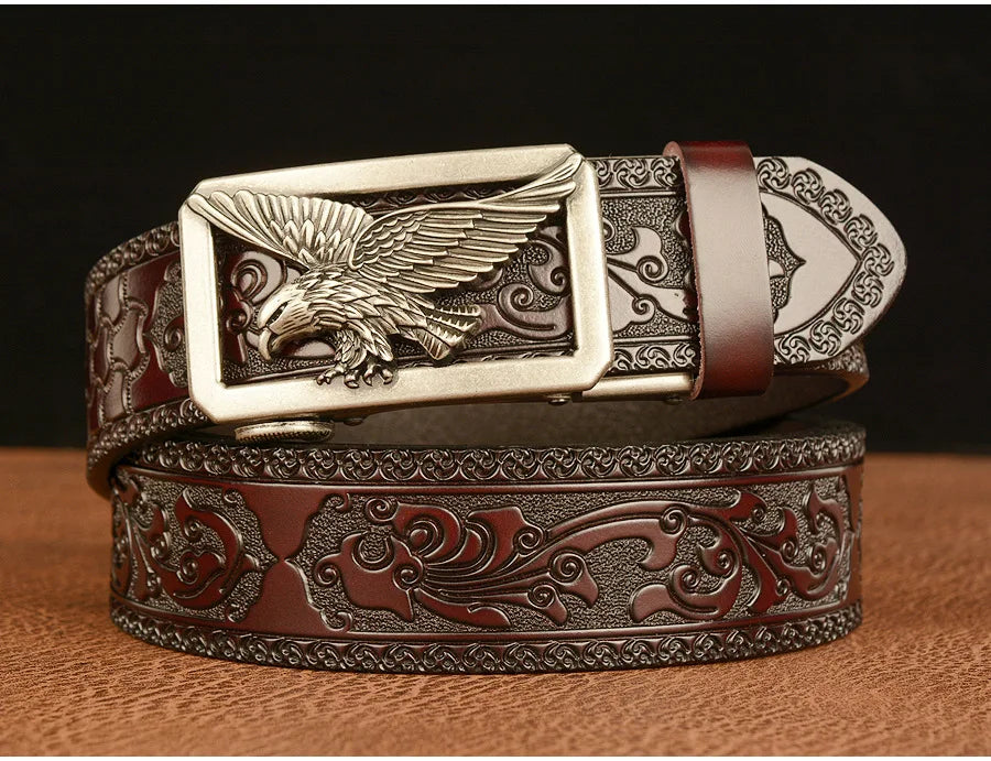 Ceinture en Cuir Véritable SupSindy - Luxe avec Boucle Métallique Ma boutique