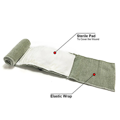 CARBOU™ Bandage Israélien d'Urgence – 4” / 6” Ma boutique