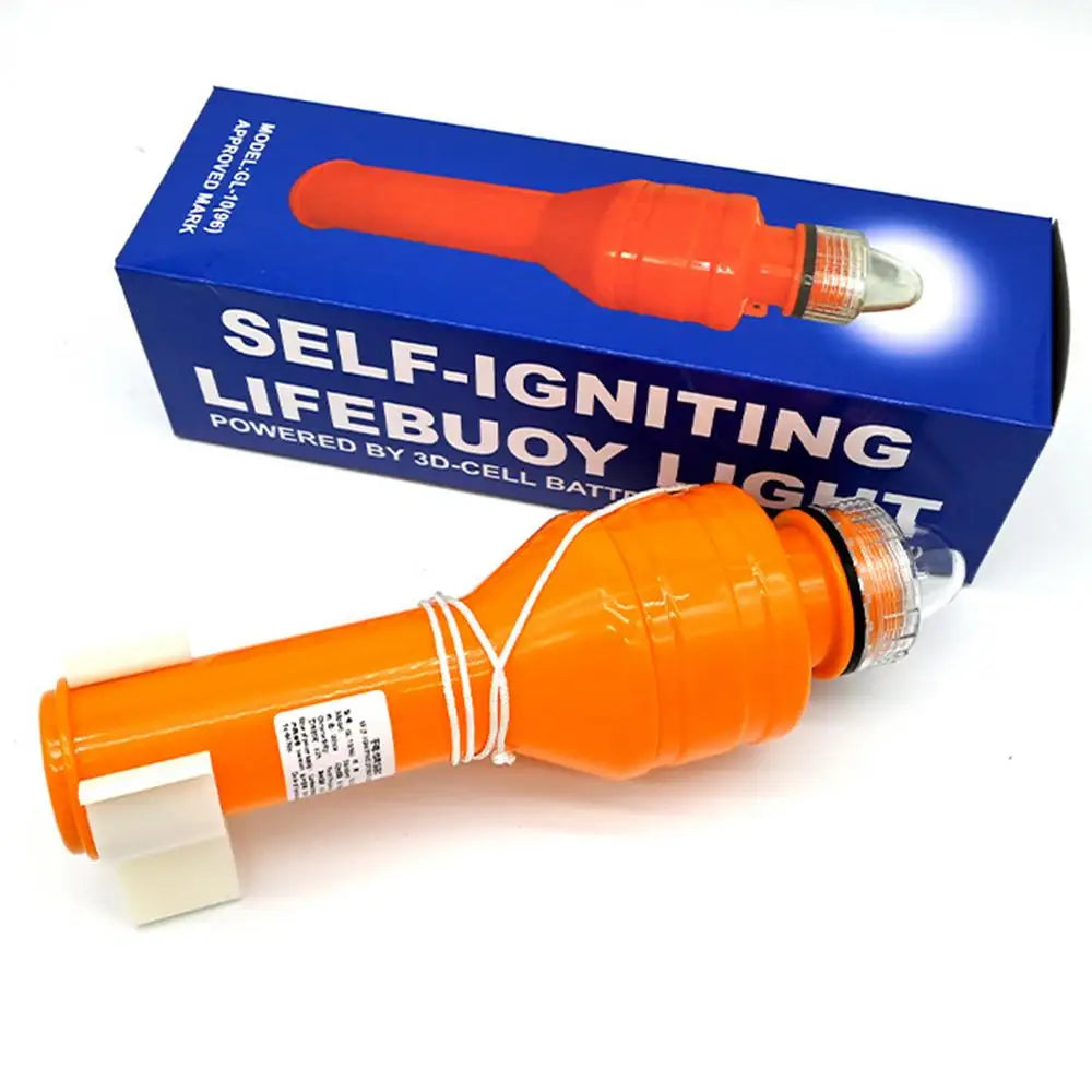 GL-10(96) Lampe de Bouée de Sauvetage Flottante – Lampe de Signalisation Clignotante Haute Visibilité pour Pêche Nocturne, Kayak et Rafting BLACKBEARD OUTDOOR INDUSTRIES