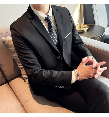 Costume Homme 3 Pièces - Élégant et Classique, Idéal pour Mariage et Événements Formels - Taille S-6XL BLACKBEARD OUTDOOR INDUSTRIES