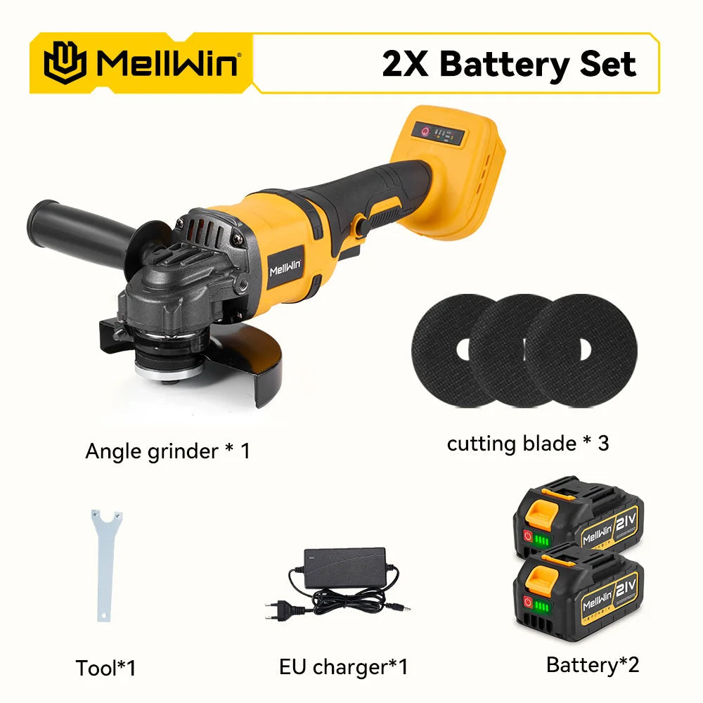 Meuleuse Angulaire Sans Fil MELLWIN 125mm M14 BLACKBEARD OUTDOOR INDUSTRIES
