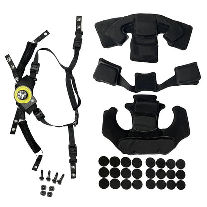 Système de Suspension & Coussinets Mémoire pour Casque Wendy, Fast MICH, ACH Ma boutique