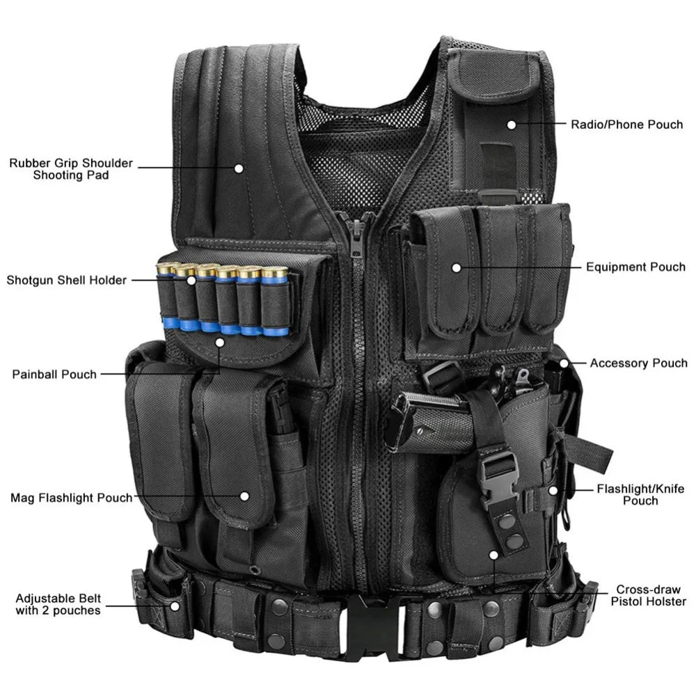 Gilet d’Intervention Tactical – Robustesse et Fonctionnalité Ma boutique