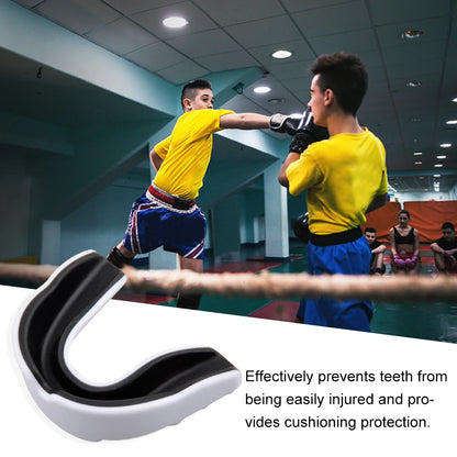 Protège-Dents pour Enfants avec Boîtier de Rangement – Protection Dentaire EVA, Double Couleur, Idéal pour Boxe, MMA, Kickboxing et Muay Thai - BLACKBEARD OUTDOOR INDUSTRIES