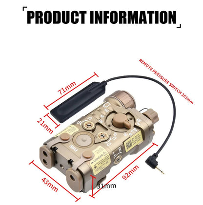 NGAL MAWL DBAL OGL Perst 4 RAID pointeur laser tactique Ma boutique