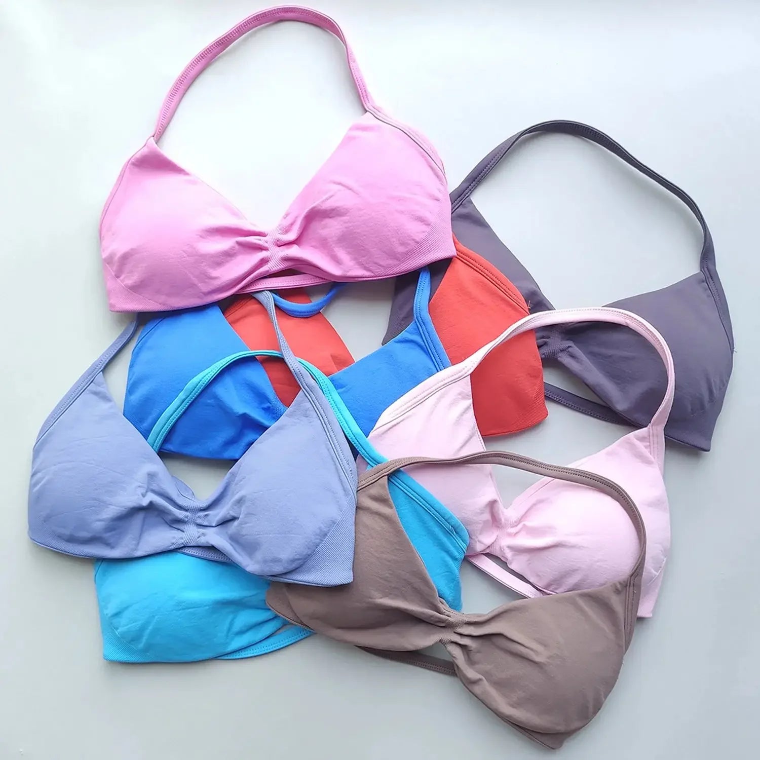 Brassière de Sport à Bretelles – Dos Croisé, Sans Armature, Rembourrage Amovible – Yoga, Fitness, Gym – Femme - BLACKBEARD OUTDOOR INDUSTRIES
