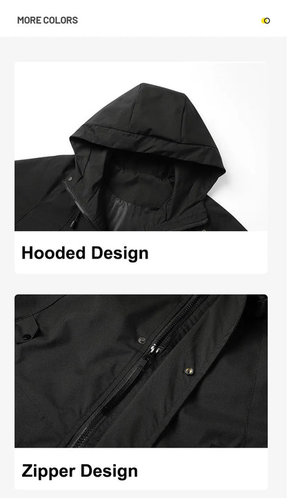 Veste Imperméable Unisexe CHRLCK – Coupe-Vent Respirante et Séchage Rapide pour Randonnée, Pêche et Camping - BLACKBEARD OUTDOOR INDUSTRIES