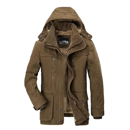 Parka Homme Hiver – Longue, Épaissie, Élégante et Ultra Chaude – Jusqu’à -30°C – Taille jusqu’au 7XL - BLACKBEARD OUTDOOR INDUSTRIES