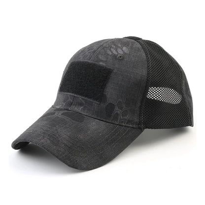 Casquette Multicam Camouflage Outdoor – Réglable, Maille Respirante – Tactique, Airsoft, Pêche, Chasse, Randonnée, Basket - BLACKBEARD OUTDOOR INDUSTRIES