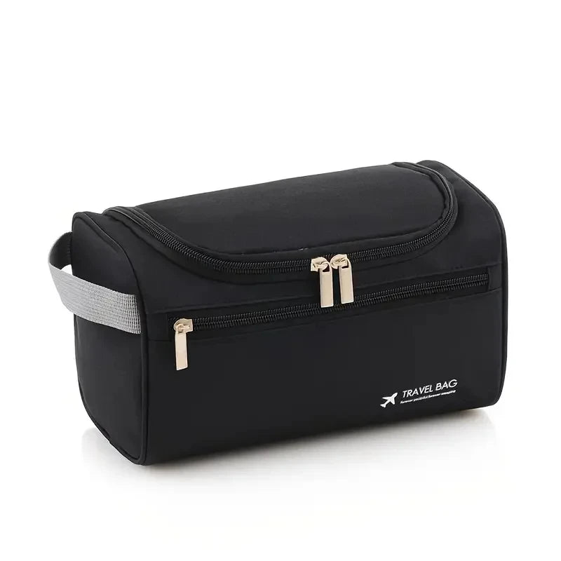 Trousse de Toilette en Cuir PU ou Toile – Grande Capacité & Accroche Murale | Unisexe, Idéale pour les Voyages - BLACKBEARD OUTDOOR INDUSTRIES