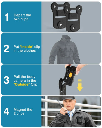 Clip Magnétique pour Caméra Portable Boblov BLACKBEARD OUTDOOR INDUSTRIES