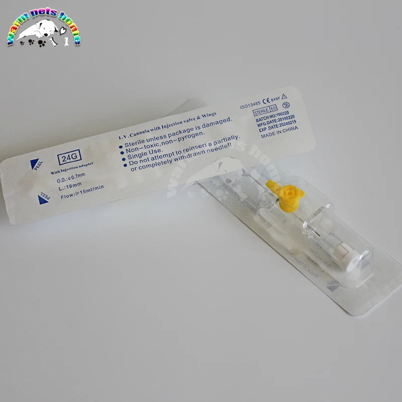 Canule Intraveineuse à Usage Unique avec Port d'Injection – 20G, 22G, 24G, Cathéter Papillon - BLACKBEARD OUTDOOR INDUSTRIES