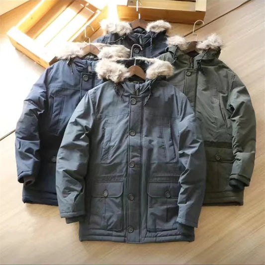 Manteau Long M65 Tooling Outdoor Homme et Femme Imperméable, Coupe-Vent, Ultra Chaud, Avec Capuche — Spécial Hiver - BLACKBEARD OUTDOOR INDUSTRIES