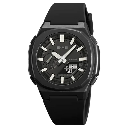 Montre de Sport SKMEI 2091 pour Homme – Montre Numérique Militaire Résistante à l'Eau avec Fonction Compte à Rebours et Date - BLACKBEARD OUTDOOR INDUSTRIES