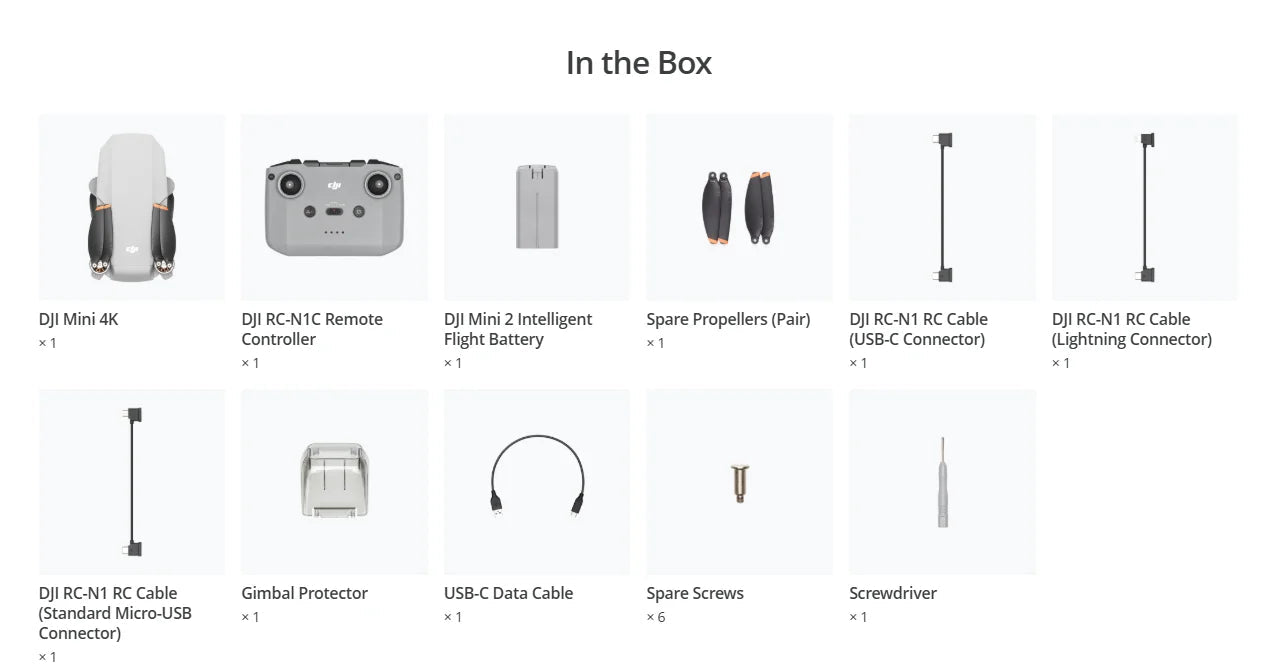 DJI Mini 4K / 4K UHD Camera Ma boutique
