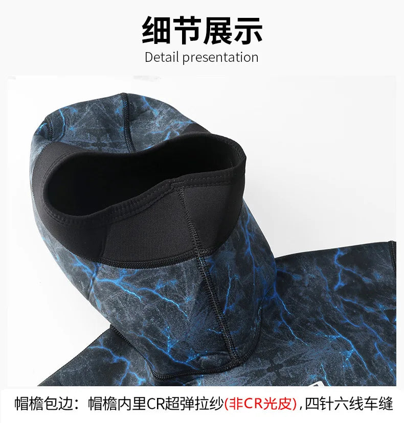 Combinaison Néoprène Homme 3 mm – Pêche, Plongée, Chasse Sous-Marine, Surf et Natation - BLACKBEARD OUTDOOR INDUSTRIES
