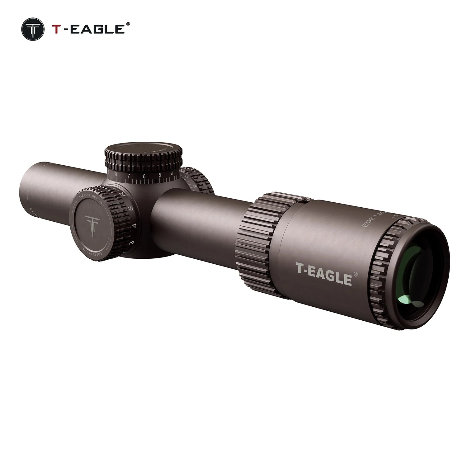 T-EAGLE EOS 1.2-6x24 IR - Lunette de Précision Tactique pour Fusil de Chasse avec Réticule Illuminé, Viseur Collimateur et Support Picatinny - BLACKBEARD OUTDOOR INDUSTRIES