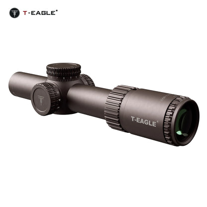 T-EAGLE EOS 1.2-6x24 IR - Lunette de Précision Tactique pour Fusil de Chasse avec Réticule Illuminé, Viseur Collimateur et Support Picatinny - BLACKBEARD OUTDOOR INDUSTRIES