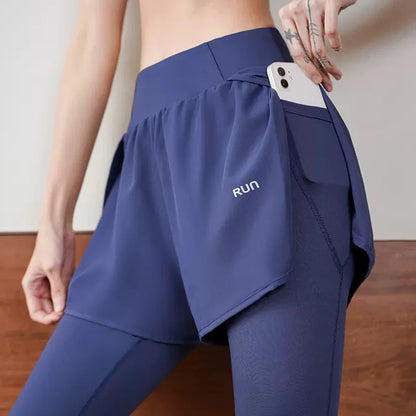 Leggings de Sport Femme avec Poche – Taille Élastique Haute, Yoga, Fitness, Cyclisme, Course - BLACKBEARD OUTDOOR INDUSTRIES