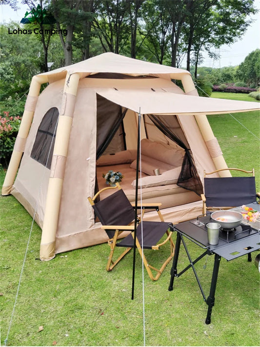 Tente Gonflable Lohascamping pour 4-5 Personnes - Air Shelter Dome Tent - BLACKBEARD OUTDOOR INDUSTRIES