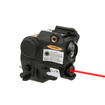 LAMBUL Tactical Compact Pistolet Lampe + Laser Combo Rouge/Vert – Mini Lanterna pour Rail Picatinny Glock 17/19 Ma boutique