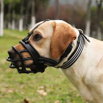 Muselière Souple Type Panier – Anti-Morsure et Anti-Mastication | Pour Labrador, Berger Allemand, Bouledogue Français Ma boutique