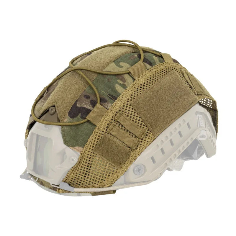 Housse de Casque Tactique pour Casque FAST - Housse Multi-Camouflage pour Casque Airsoft, Équipement Militaire, Paintball, Chasse et Tir - 1000D BLACKBEARD OUTDOOR INDUSTRIES