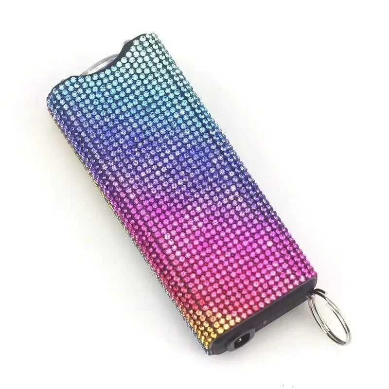 DiamondInlaid Multifunctional Portable Outdoor Tool Flashlight Arc Lighter USB Rechargeable Women's Gift BLACKBEARD OUTDOOR INDUSTRIES