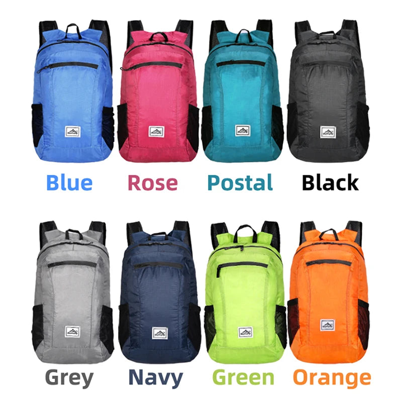 Sac à Dos Pliable 18L Ultra-Léger – Sac de Voyage, Randonnée, Cyclisme et Escalade - BLACKBEARD OUTDOOR INDUSTRIES