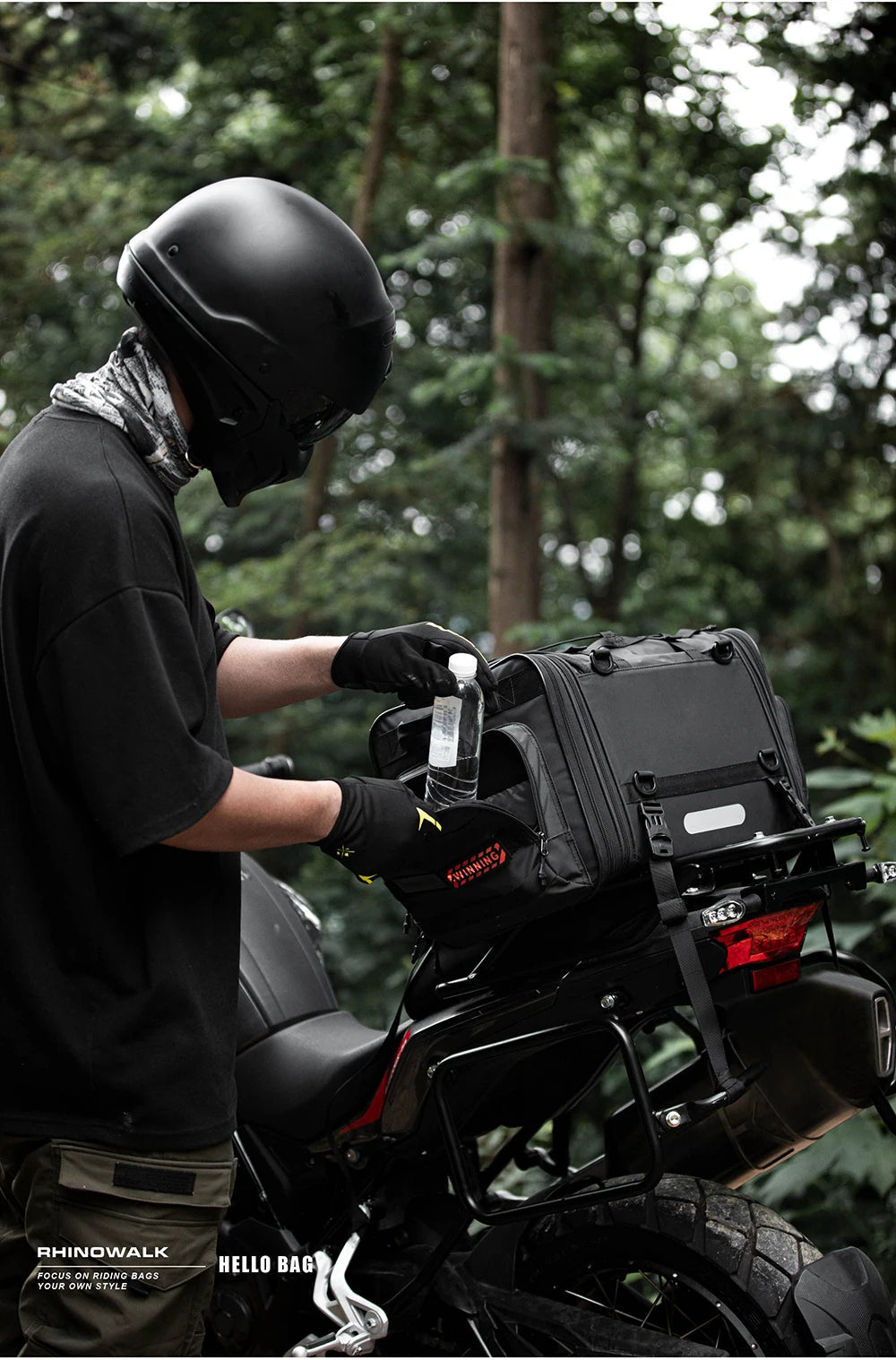 sacoche de voyage pour moto Rhinowalk 19L / 80L Ma boutique