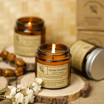Bougie Aromathérapie au Soja - Bougie Parfumée sans Fumée en Coupe - Décoration de Maison, Souvenir et Fragrance - BLACKBEARD OUTDOOR INDUSTRIES