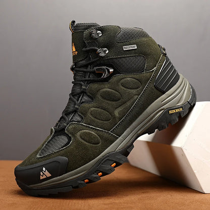 Bottes de Randonnée Hautes pour Homme – Chaussures Outdoor d’Hiver, Lacets, Antidérapantes, Confortables et Chaudes, Idéales pour Trekking et Activités Sportives - BLACKBEARD OUTDOOR INDUSTRIES