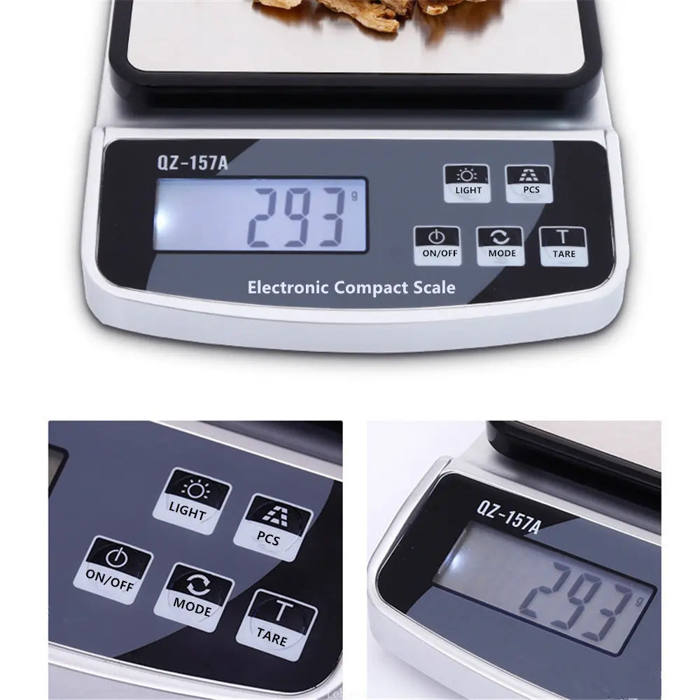 Balance Électronique de Cuisine 15KG / 3KG – Rechargeable USB, Haute Précision, Étanche, Multifonction Ma boutique