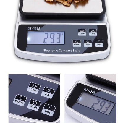 Balance Électronique de Cuisine 15KG / 3KG – Rechargeable USB, Haute Précision, Étanche, Multifonction Ma boutique