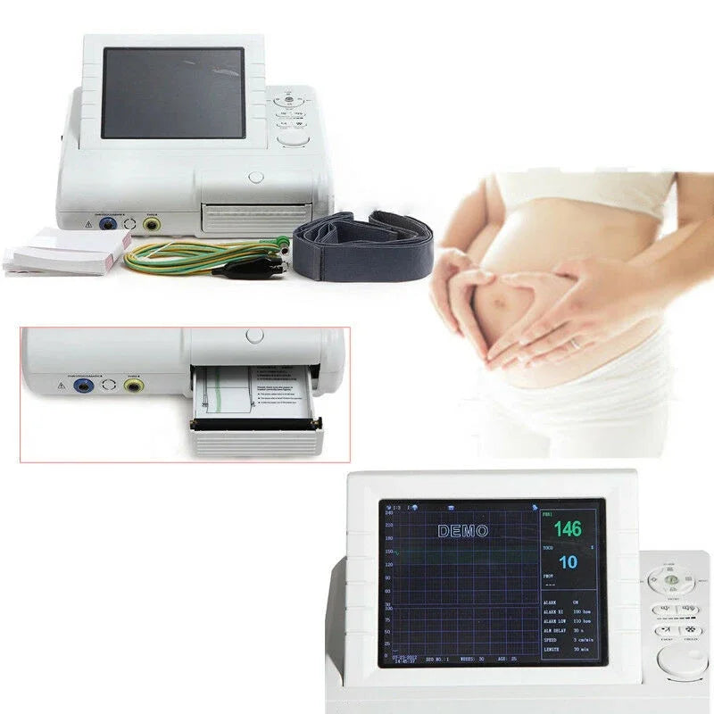 CONTEC CMS800G Moniteur Fœtal Prénatal – Surveillance FHR, TOCO, Mouvement Fœtal (Sonde Double Optionnelle) Ma boutique