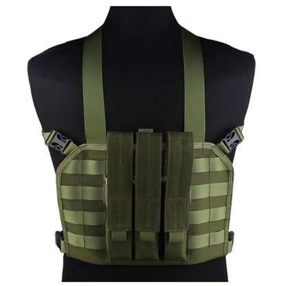 EMERSONGEAR MP7 Chest Rig avec Poche à Magazines – Gilet Tactique MOLLE pour Airsoft, Chasse et Camping - BLACKBEARD OUTDOOR INDUSTRIES