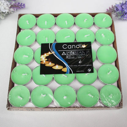 50 Bougies Parfumées Tea Light – Set de Bougies d'Ambiance pour Anniversaires, Mariages et Décoration Romantique - BLACKBEARD OUTDOOR INDUSTRIES