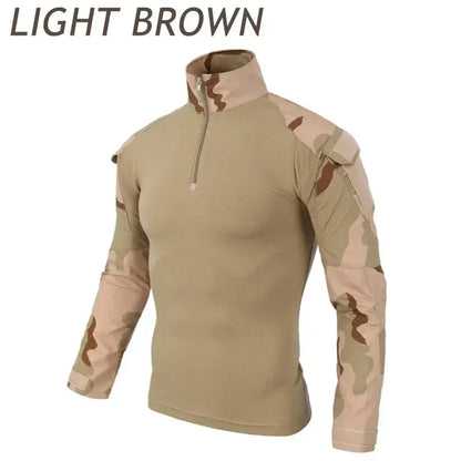 🪖 Chemise de Combat Camouflage Homme – TOMITANY Airsoft | Paintball | Randonnée | Tactique | Manches longues - BLACKBEARD OUTDOOR INDUSTRIES