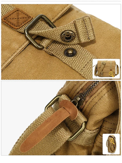 Sac Bandoulière Vintage en Toile - BLACKBEARD OUTDOOR INDUSTRIES