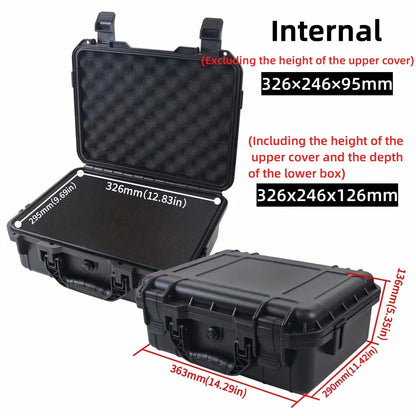 Mallette de Transport Rigide Étanche avec Mousse Prédécoupée – Boîte de Rangement de Sécurité pour Outils, Matériel, Optique, Drone Ma boutique