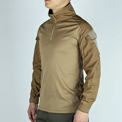 T-shirt Militaire à Manches Longues – Vêtement Tactique Respirant pour Entraînement, Chasse, Randonnée et Travail – Unisexe BLACKBEARD OUTDOOR INDUSTRIES