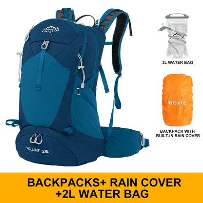 Sac à Dos de Randonnée 35L – Imperméable avec Housse de Pluie Intégrée | Mixte Homme/Femme - BLACKBEARD OUTDOOR INDUSTRIES
