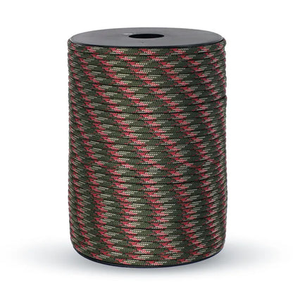 Corde Paracord Militaire 550 – 100m de Résistance et Polyvalence ! - BLACKBEARD OUTDOOR INDUSTRIES