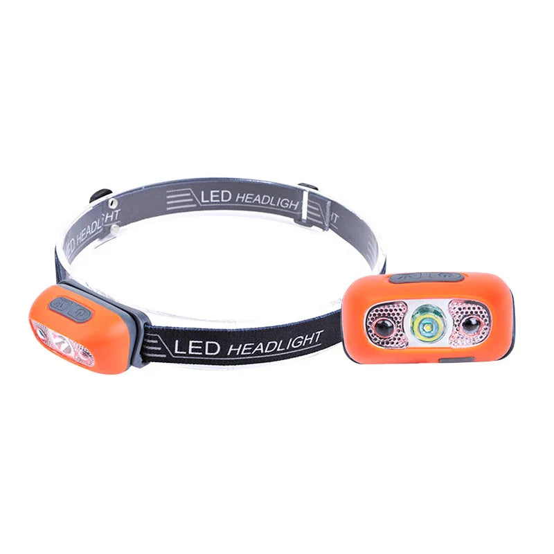 Lampe Frontale Mini LED Puissante – Rechargeable USB, Étanche, avec Capteur de Mouvement - BLACKBEARD OUTDOOR INDUSTRIES
