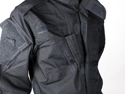 Ensemble Uniforme Tactique BDU Noir – Chemise et Pantalon de Combat pour Homme - BLACKBEARD OUTDOOR INDUSTRIES