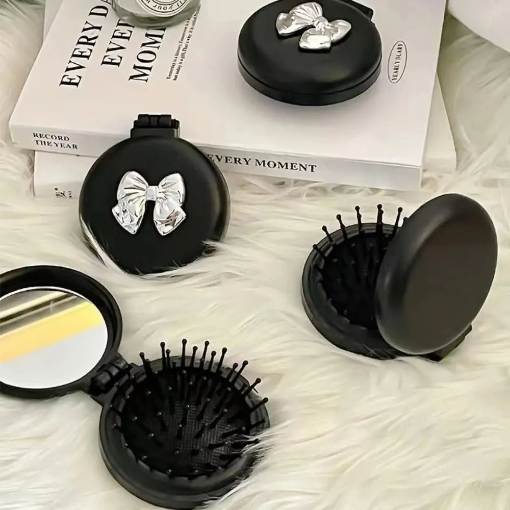 Peigne Pliable Masseur avec Miroir de Maquillage – 1 pièce - BLACKBEARD OUTDOOR INDUSTRIES
