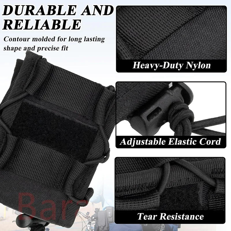Pochette Tactique pour Menottes Ouvertes avec Clip et Sangle – Étui de Ceinture pour Menottes Asp, Menottes à Charnière, Menottes à Chaîne et Menottes Rigides Pliantes - BLACKBEARD OUTDOOR INDUSTRIES