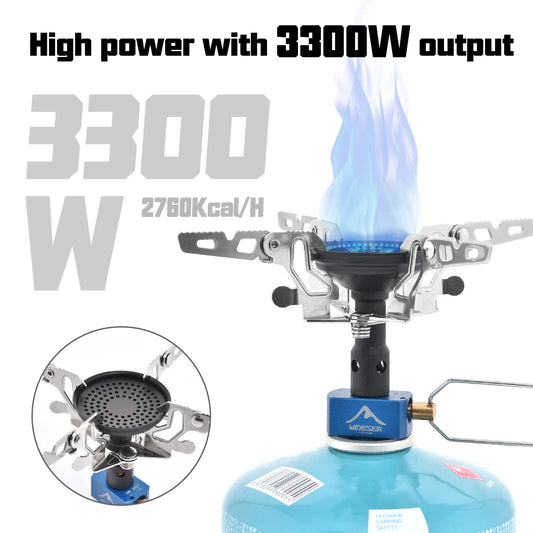 Réchaud de Camping Ultra Compact Widesea – 3300W | Acier Inoxydable, Pliable, Haute Puissance - BLACKBEARD OUTDOOR INDUSTRIES