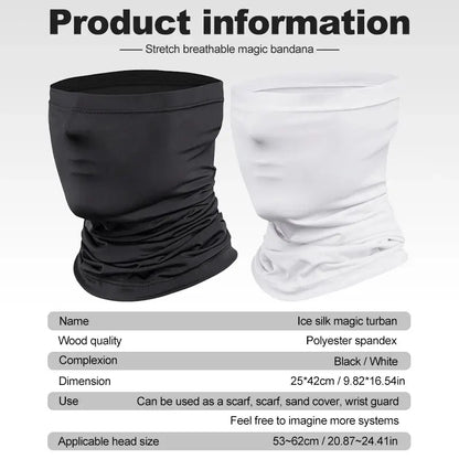 Masque de Cyclisme et Bandeau Multifonction – Masque Respirant, Absorbant la Transpiration, Protection UV –masque de Cou pour Activités de Plein Air (Randonnée, Cyclisme, Pêche) - BLACKBEARD OUTDOOR INDUSTRIES