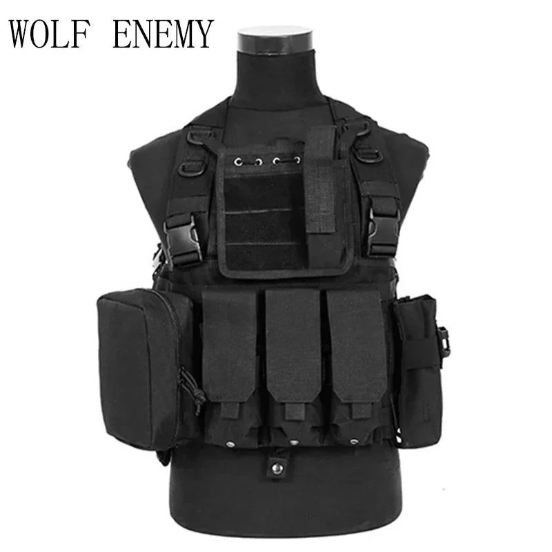 Chest Rig Tactique “Apron” – Wolf Enemy Performance professionnelle – Polyvalence outdoor – Design opérationnel Ma boutique